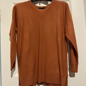 Forever 21 Warm Terracotta Crew Neck Sweater Small